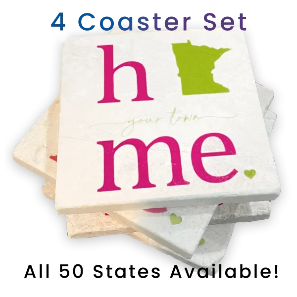 Home State Coasters - Set of 4